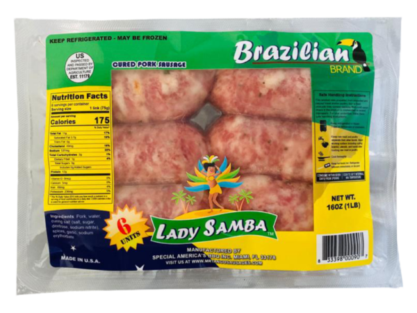 Lady Samba Brazilian Sausage